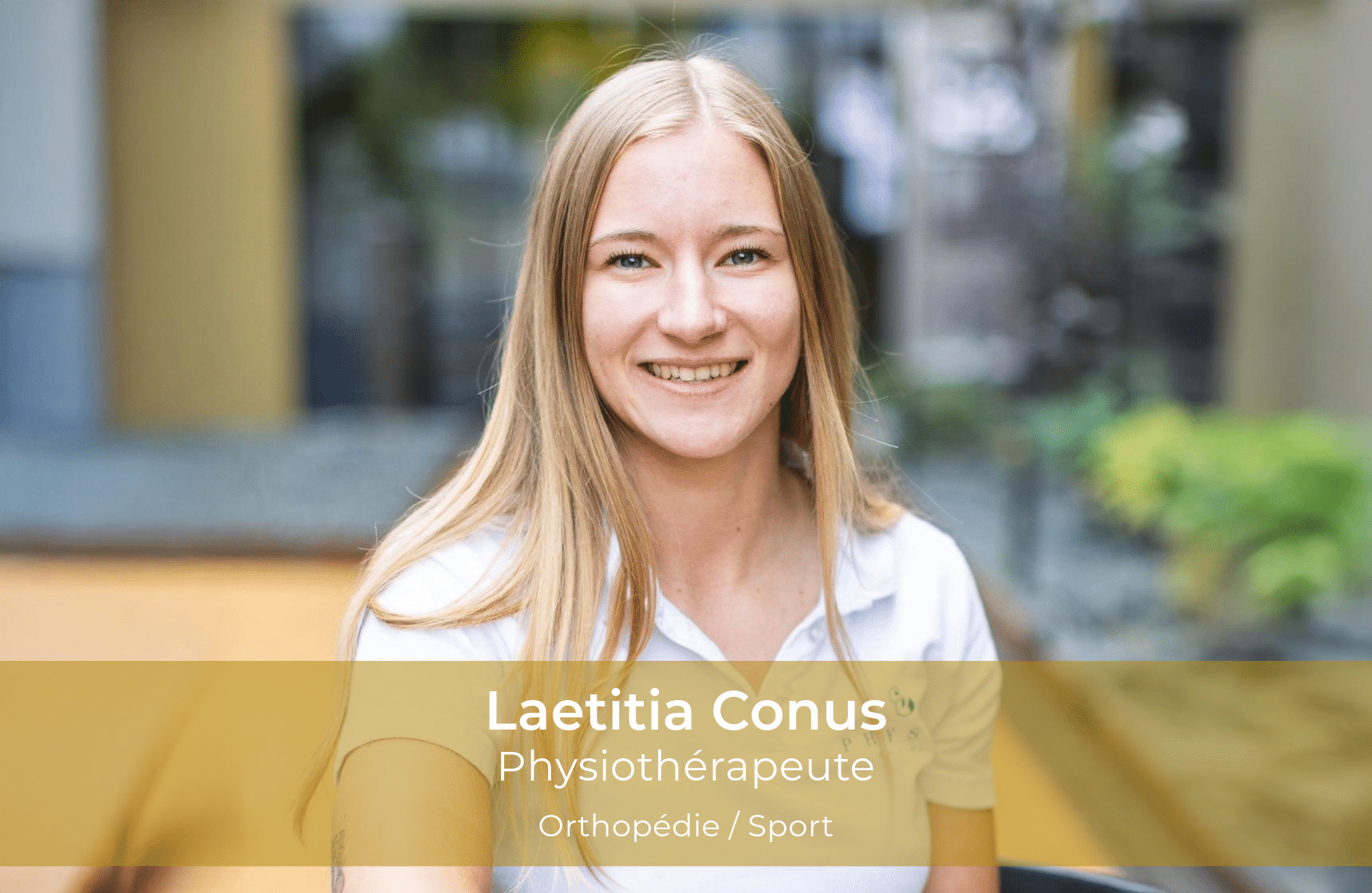 You are currently viewing Faites connaissance avec Laetitia Conus, physiothérapeute